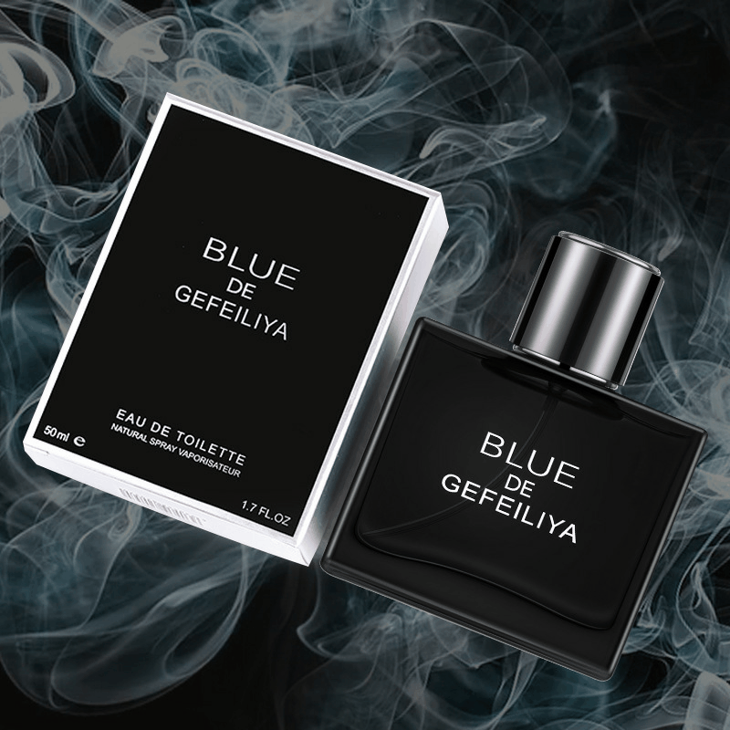 Geselia Men's Blue Gentleman's Perfume Light Fragrance Fen Men's Cologne Fresh and Natural Fragrance for Students