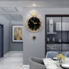 Scandinavian decorations for living room, fashionable modern and minimalistic creative wall watch, light luxury style