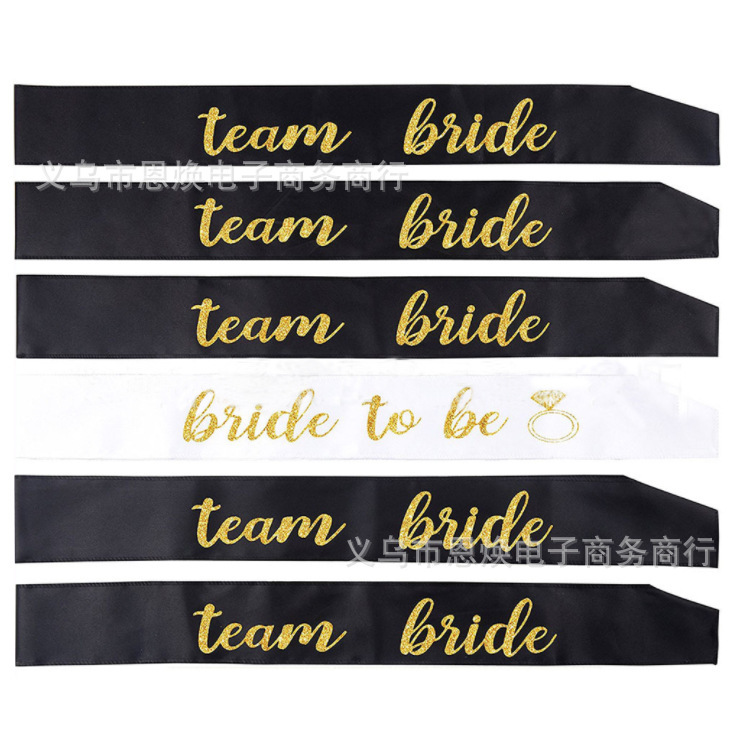 Solo partido impreso cinturón ceremonial de oro novia para ser boda fiesta novia dama de honor correa de hombro cinturón ceremonial