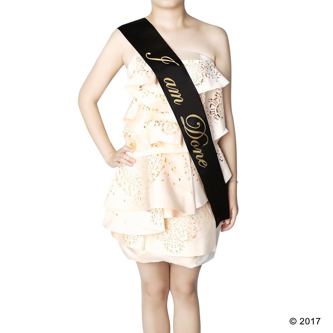 Correa de etiqueta de temporada de graduación transfronteriza Estoy hecho correa de hombro de fuente dorada temporada de graduación correa de hombro