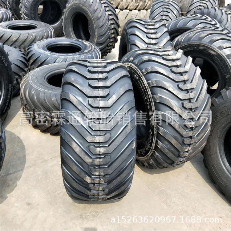 批发贵州捆草机轮胎400/60-15.5农机具400*60-15.5真空可配钢圈