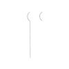 Line design long asymmetrical earrings, internet celebrity