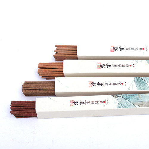 Household Smokeless Incense Bamboo Stick Incense Natural Wood Color Handmade Sandalwood Indoor mugwort incense Guanyin Incense Buddha Incense