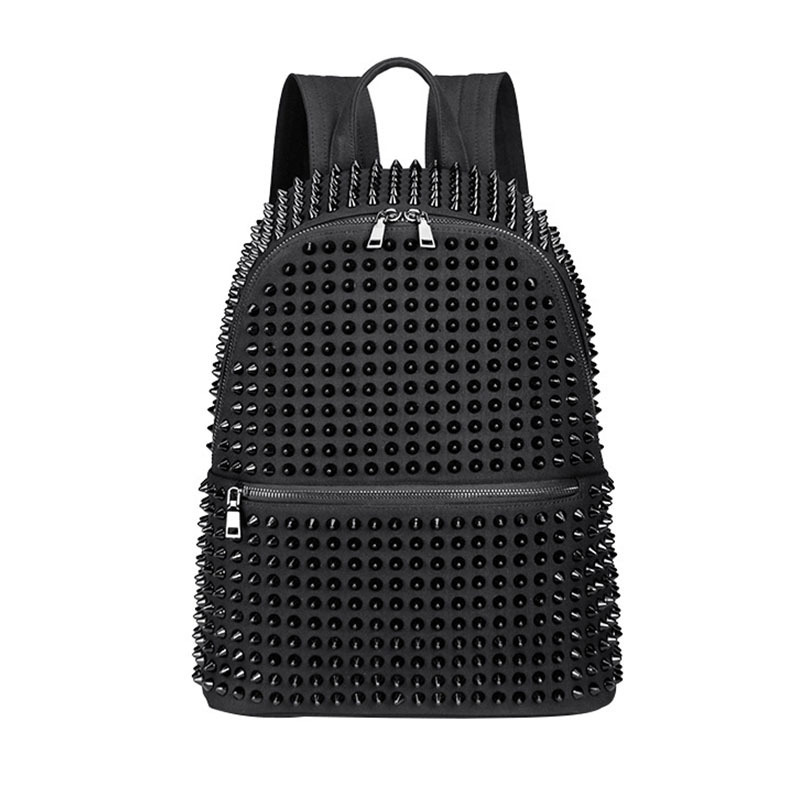 Backpack Women's 2025 New Rivet Backpack Niche High-End Large-Capacity Commuter Korean Style Women's Backpack Backpack Women's 2025 New Rivet Backpack Niche High-End Large-Capacity Commuter Korean Style Women's Backpack