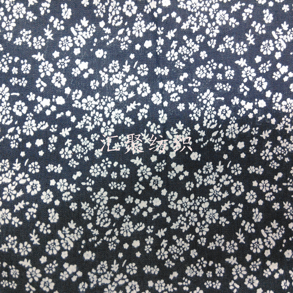 台板小碎花 胶浆印花 牛仔布印花 小碎花胶浆印花