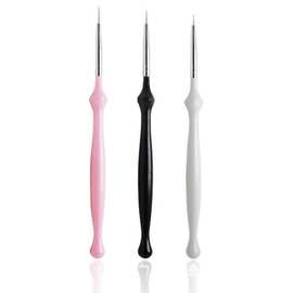 美甲笔三支装彩绘笔 新款彩绘笔 现货出售美甲笔套装画线笔拉线笔