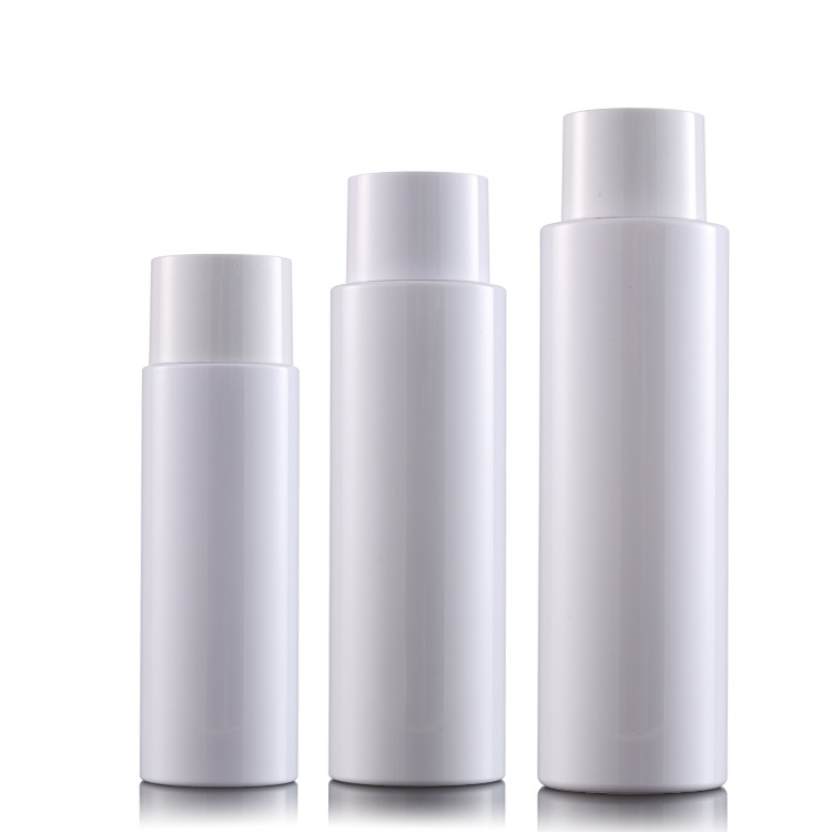 100mL botella de rocío puro de plástico blanco 150-200ml botella de agua de maquillaje de tóner cosmética sub-botella Xumin image 7
