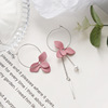 Fuchsia brand cute earrings, wide color palette, flowered