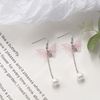 Fuchsia brand cute earrings, wide color palette, flowered