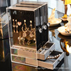 Earrings, stand, storage system, necklace, chain, capacious storage box