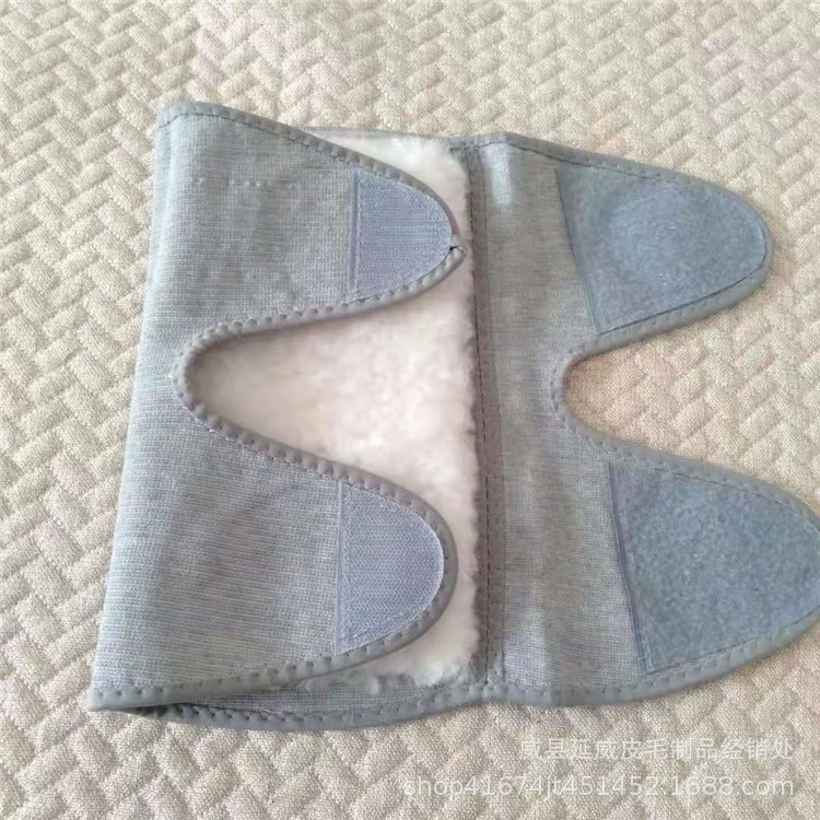 Оптовая Продажа с фабрики новая Зимняя шерстяная наколенник утолщенная теплая зимняя меховая интегрированная наколенник