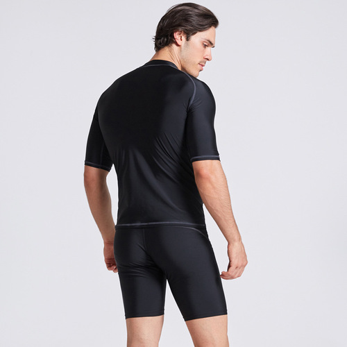 Single top, quick-drying men's short-sleeved tops, diving and swimming suits, coaching suits, snorkeling and surfing suits