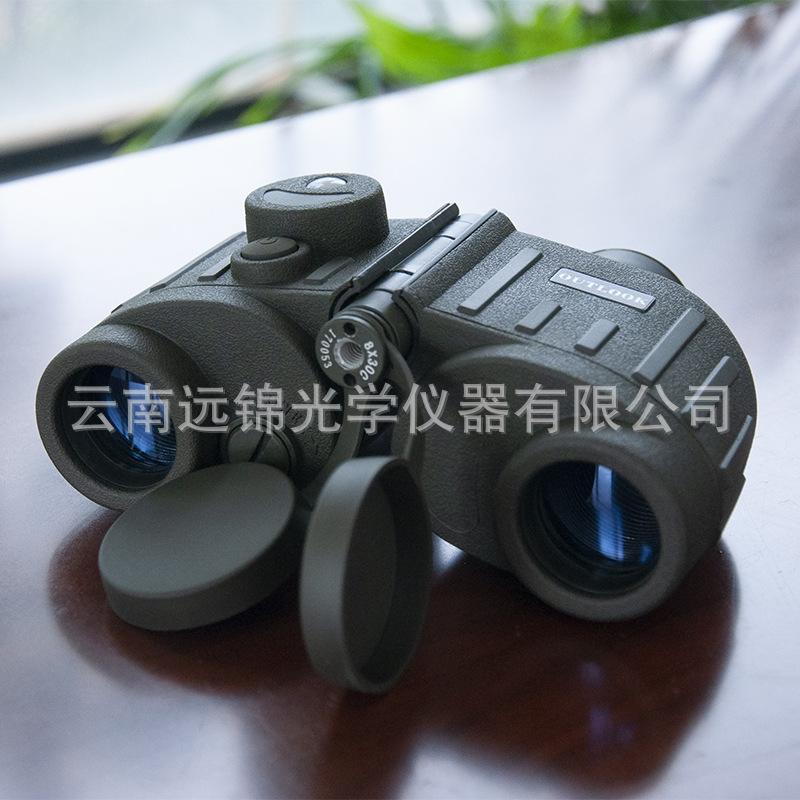 望远镜厂家批发8X30带罗盘测距微光高清高倍 双筒望远镜 望远镜