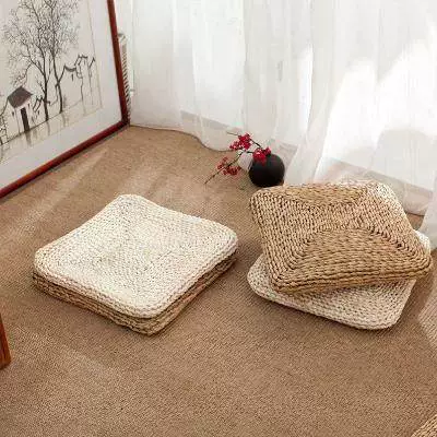 Татами эркер соломенный футон квадратная утолщающая подушка сиденья