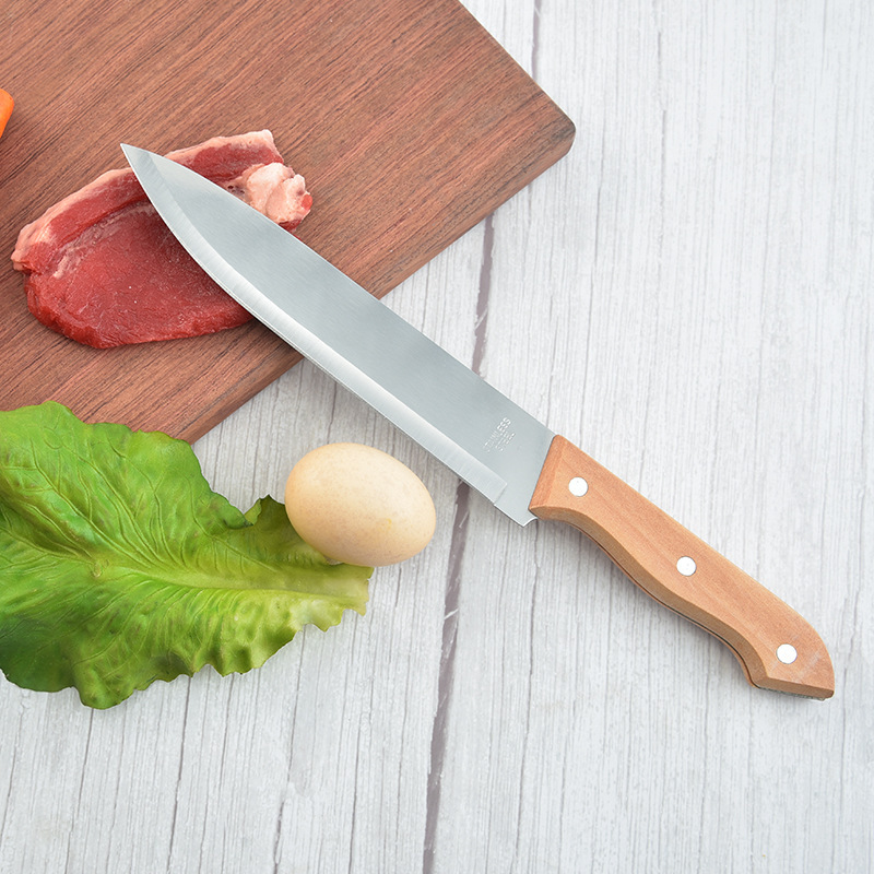 Bolsa de tela Río mango de madera barbacoa herramienta traje barbacoa herramienta combinación al aire libre hogar Acero inoxidable tenedor pala clip transfronterizo