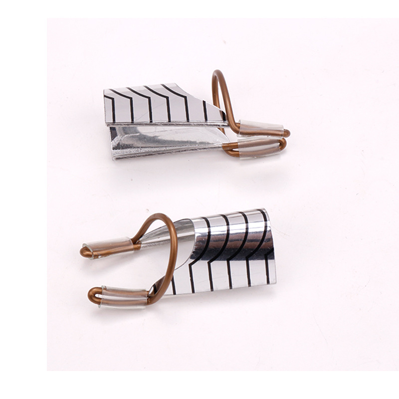 Soporte de dedo de extensión de uñas transfronterizo clavo de cristal extensión de fototerapia clavo metal aluminio dedo titular 5 traje en caja