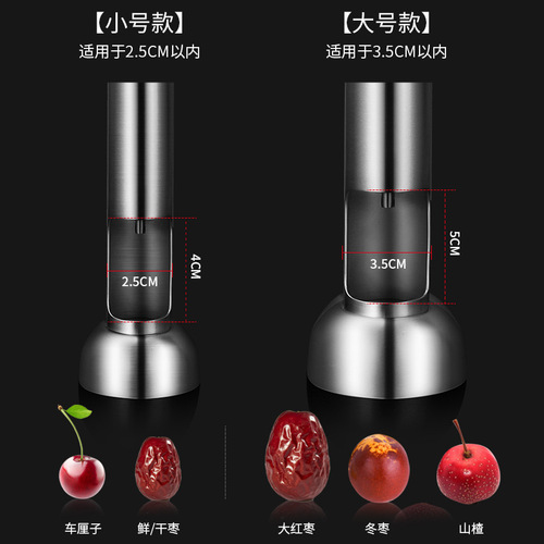 Nuclease 304 Stainless Steel Jujube Pit Eater Multifunction Hawthorn Pit Eater Home Cherry Pitter Tool