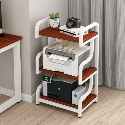 3 층 흰색 프레임 + 티크 색상