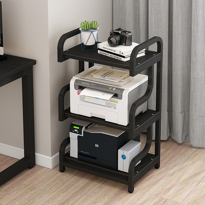 3 층 블랙 프레임 + 블랙 플레이트