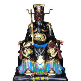 十殿阎王阎罗包拯包公像 张龙赵虎寺庙塑像树脂玻璃钢塑像