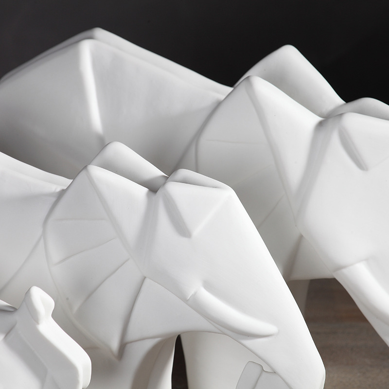 Elefante creativo adornos un par de artesanías inauguración regalos Oficina Mesa salón gabinete del vino decoraciones para el hogar