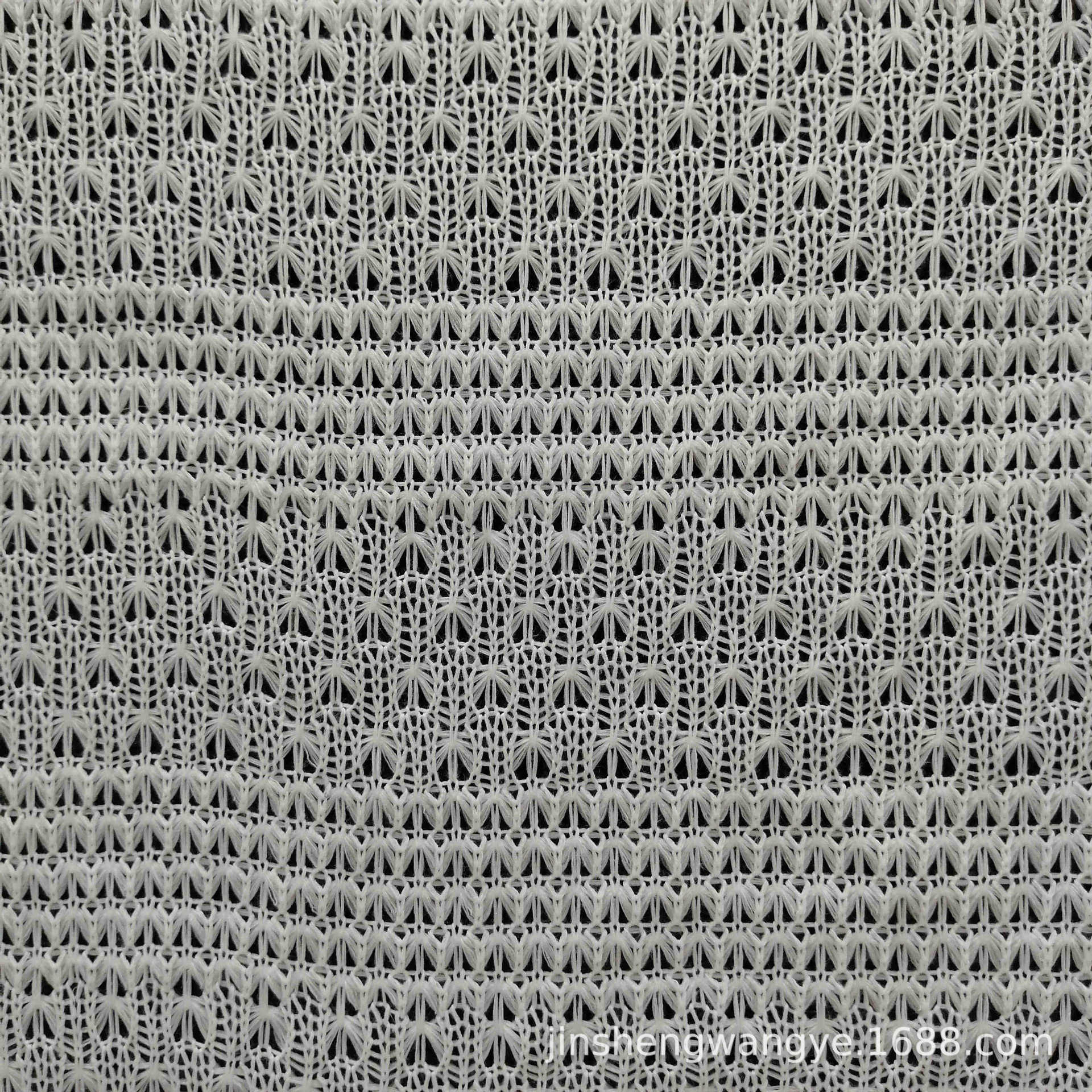 2020爆款针织面料涤纶针织提花网布女装童装布料【欢迎议价】