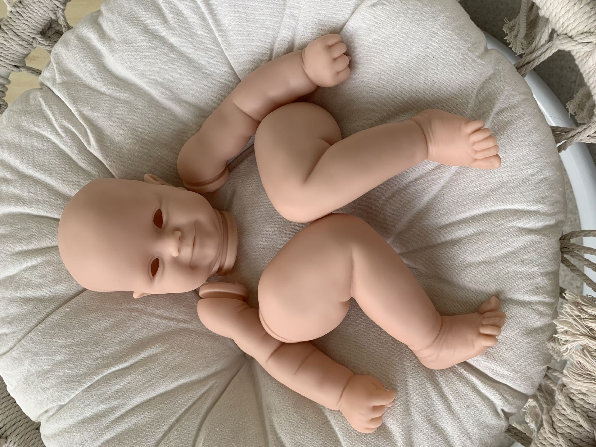 Kit de muñeca reborn 22 "miembros completos piezas de color sin pintar