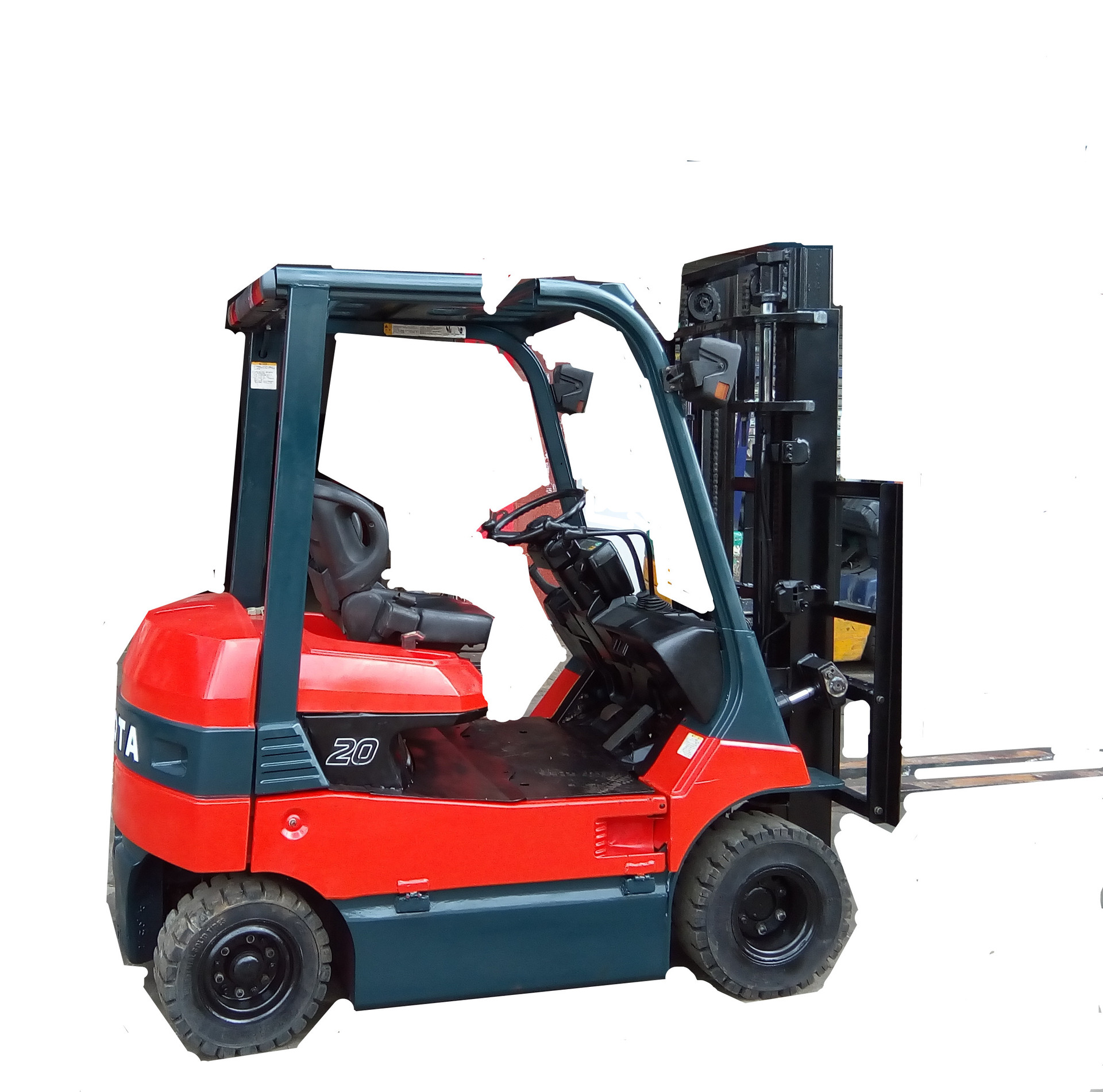 2吨丰田电动叉车 二手进口7FB20丰田四轮平衡重式电动叉车升3米