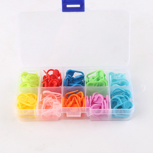 Plastic sewing knitted sweater marker buckle wool crochet pin marker knitting marker needle fixed buckle buckle