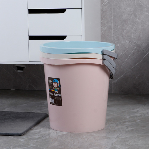 Northern European household portable plastic water bucket student dorm water storage bucket children's laundry bucket outdoor water storage fishing bucket