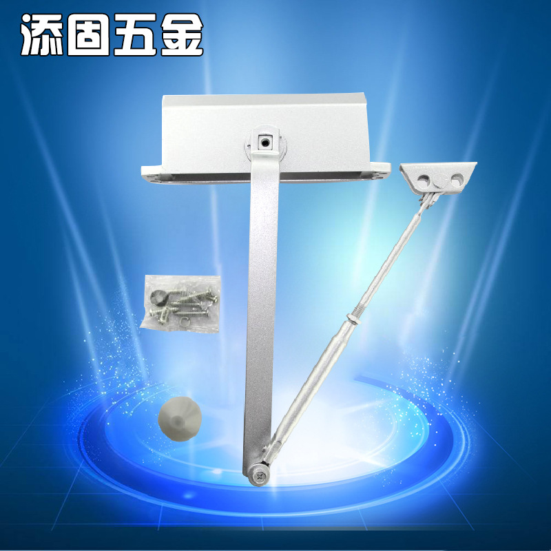 厂家批发铸铝2段可调自动液压缓冲闭门器 关门器 楼宇防火闭门器