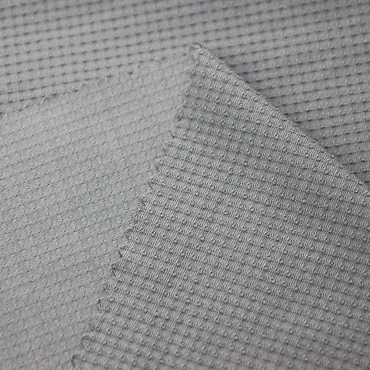 尼龙双面提花布针织纬编尼龙锦纶氨纶弹力吸湿排汗速干双面提花布