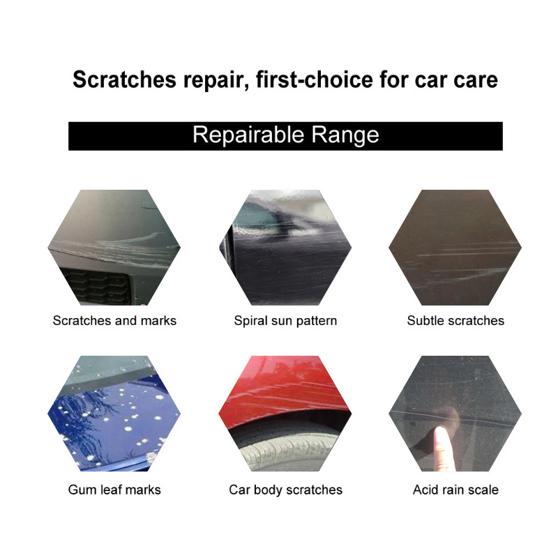 Solución de reparación de rasguño 50ml solución de mantenimiento de reparación de pintura de cera de rasguño del coche viejo capa de eliminación de oxidación transfronteriza al por mayor image 6