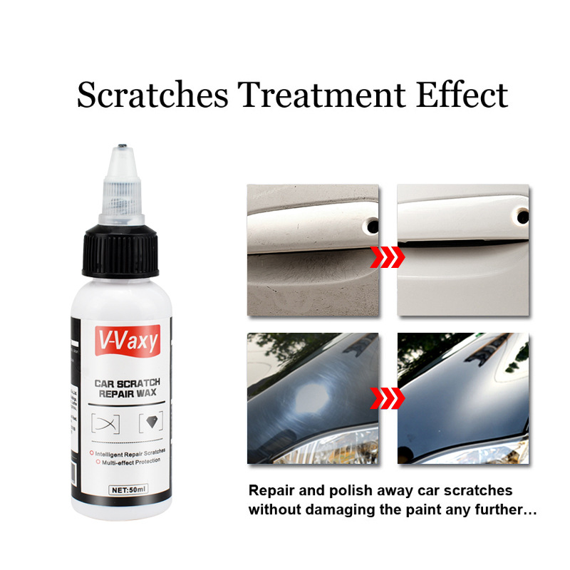 Solución de reparación de rasguño 50ml solución de mantenimiento de reparación de pintura de cera de rasguño del coche viejo capa de eliminación de oxidación transfronteriza al por mayor image 4