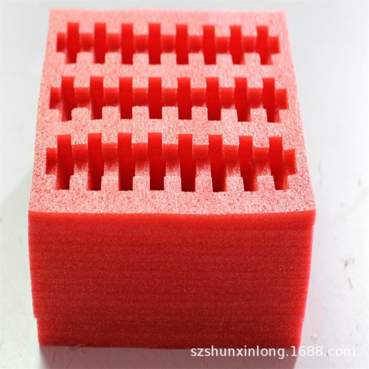 厂家供应EPE红色防静电珍珠棉，护角，护边，卷料异型材管棒