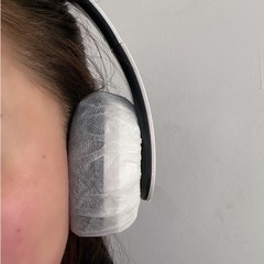 Headphone dustproof cover disposable over-ear breathable anti-dirt cafe gaming esports non-woven sweat-proof protective sleeve