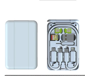 White square storage box
