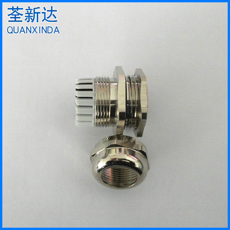 厂家M12防水接头固头不锈钢防水接头密封防水金属电缆接头