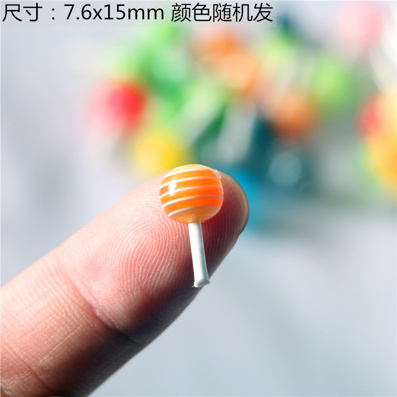 Dollhouse casa de muñecas miniatura cocina alimentos y juego modelo tiro props mini conservas Lollipop DIY joyería