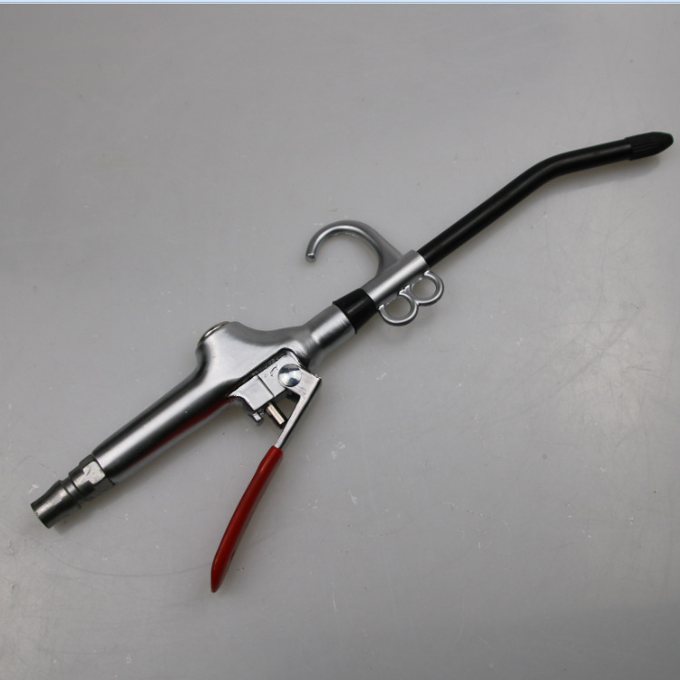 供应合金立式吹风枪带胶咀吹尘枪可拉长吹气枪申缩吹尘枪加长气枪