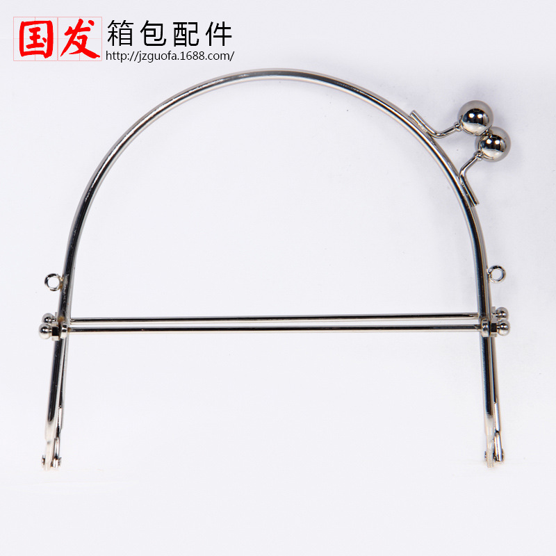 15.5cm de alambre de hierro bolso de mano mano oro al por mayor clásico portátil de cuatro colores bolso con bisagras opcional