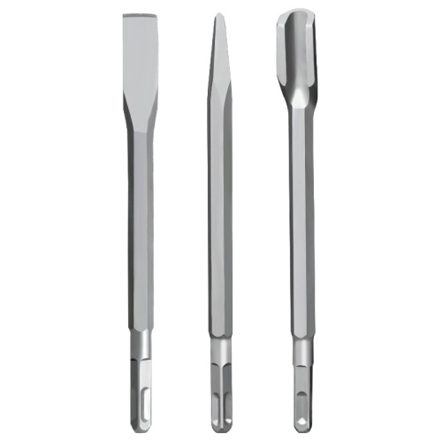 Electric hammer impact drill bit U-shaped slotting through wall drill square handle hexagonal handle pointed flat chisel pickaxe electric pickaxe shovel