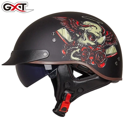 and Autumn Retro Half Helmets, Motosiklet kaskı (dəbilqə)