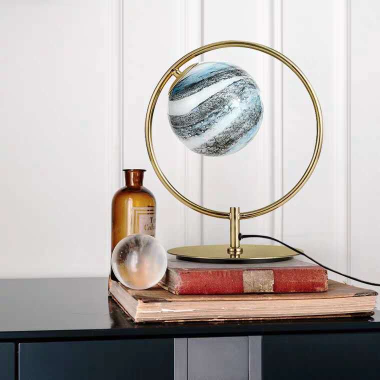 Creative Planet New Style Personalized Wandering Earth Table Lamp Post-modern Light Luxury Living Room Bedroom Children's Room Floor Lamp