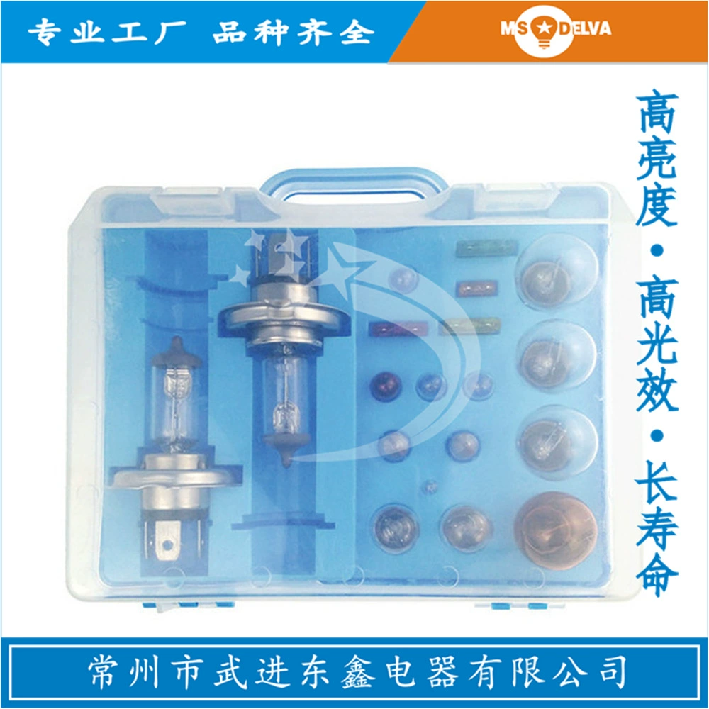 H4 18-шт автомобильная лампа комбинация больше, чем подходит модели галогенные автомобильные лампы аварийный Ремонтный комплект оптом