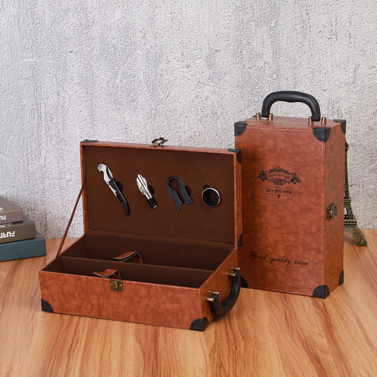 와인기구가있는 더블 코너