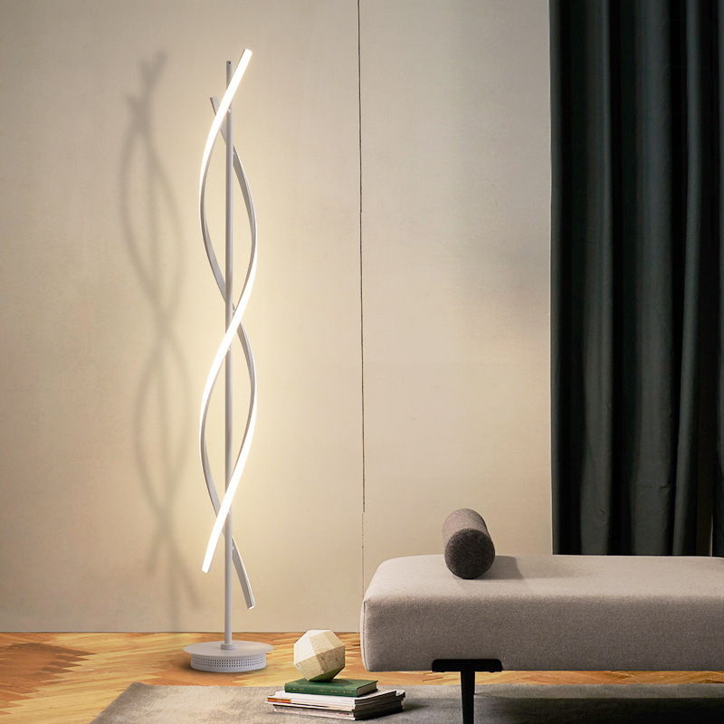 Floor lamp ins style Nordic simple modern living room bedroom study sofa lamp personalized Creative led light luxury table lamp