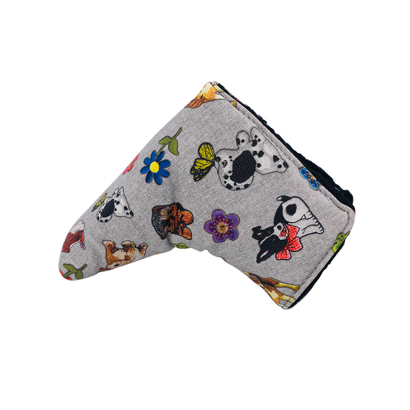 Transfronterizo Venta caliente de la PU cubierta del Club de Golf colorido impermeable pie recto barra de empuje cubierta fuente fábrica de una sola pieza de entrega