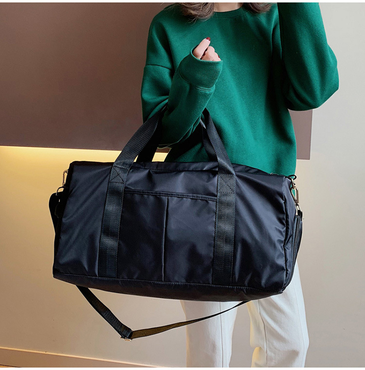 Estilo coreano Rosa bolsa de fitness moda de corta distancia bolsa de viaje portátil de gran capacidad impermeable bolsa de equipaje