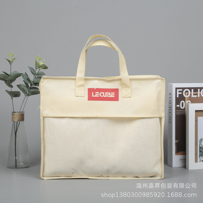厂家批发无纺布拉链收纳袋 服装储物袋衣服收纳袋 防尘包装袋